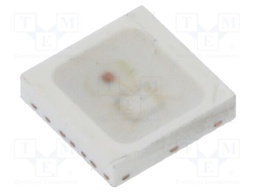 Programmable LED; SMD; 3838; RGB; 3.8x3.8x0.85mm; 120°; 60mA