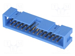 Socket; IDC; male; PIN: 26; straight; THT; gold-plated; 2.54mm