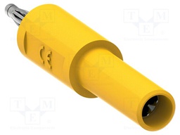 Adapter; yellow; 60VDC; 36A; 46mm; Type: non-insulated; 30VAC