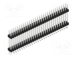 Connector: pin strips; pin header; male; PIN: 58; 2.54mm; SMT; 2x29
