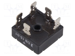 Three-phase bridge rectifier; Urmax: 100V; If: 15A; Ifsm: 350A; THT