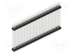 Connector: pin strips; pin header; male; PIN: 64; 2.54mm; THT; 2x32