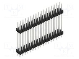 Connector: pin strips; pin header; male; PIN: 34; 2.54mm; THT; 2x17