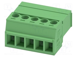 PCB connector, nominal cross section: 1.5 mm?, color: green,