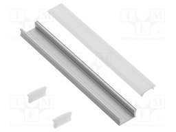 Profiles for LED modules; 1m; GALAX; aluminium; surface; anodized