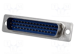 D-Sub HD; PIN: 44; plug; male; straight; soldering; for cable