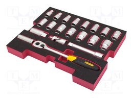 Wrenches set; 6-angles,socket spanner; Mounting: 1/2"; FATMAX®