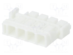 Plug; wire-board; female; DF59; 2mm; PIN: 4; w/o contacts; for cable