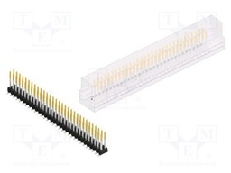 Connector: pin strips; pin header; male; PIN: 62; 2.54mm; SMT; 2x31