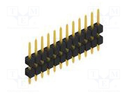 Connector: pin strips; pin header; male; PIN: 12; 2.54mm; THT; 1x12