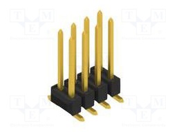 Connector: pin strips; pin header; male; PIN: 8; 2.54mm; SMT; 2x4