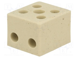 Terminal block; screw terminal; ways: 2; 4mm2; terminals: 4; 450V