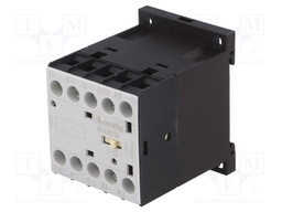 Contactor: 3-pole; NO x3; Auxiliary contacts: NC; 110VAC; 6A; DIN