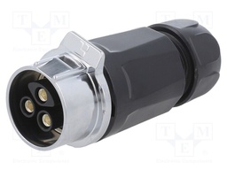 Connector: circular; plug; size 28; 02; female; PIN: 3; for latch