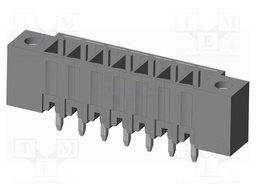 Connector: pluggable terminal block; socket; male; on PCBs