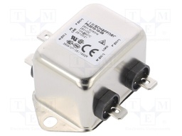 Filter: anti-interference; one-phase; 250VAC; Cx: 100nF; Cy: 4.7nF