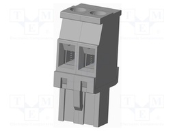 Connector: pluggable terminal block; plug; female; angled 90°