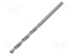 Drill bit; for metal; Ø: 2.5mm; Overall len: 57mm; HSS; 1pcs.