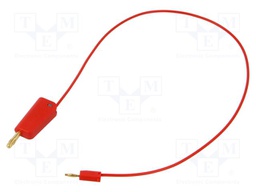 Test lead; 60VDC; 30VAC; 10A; banana plug 2mm,banana plug 4mm