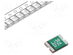 Fuse: PTC polymer; 1.5A; Imax: 100A; Case: 1812; 0ZCG