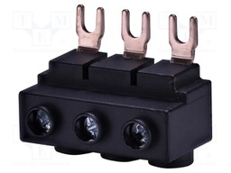 Power track; 6÷25mm2; Poles: 3; Urated: 690V; 63A; fork; No.of mod: 1