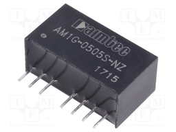Converter: DC/DC; 1W; Uin: 4.5÷9V; 5VDC; Iout: 200mA; SIP8; 4.9g
