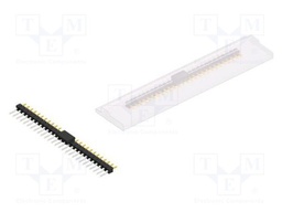 Connector: pin strips; pin header; male; PIN: 27; 2.54mm; SMT; 1x27