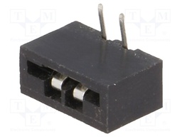 Connector: FFC (FPC); angled 90°; PIN: 2; NON-ZIF; THT; tinned; 20mΩ