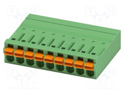 PCB connector, nominal cross section: 1.5 mm2, color: green,