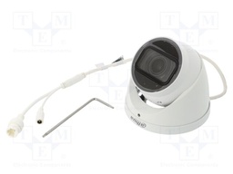 IP CCTV camera; twistable; 8Mpx; Dim: Ø122x108.3mm; IP67; 12VDC