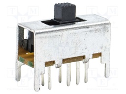 Switch: slide; Pos: 3; DP3T; 0.2A/30VDC; ON-ON-ON; THT; -20÷70°C