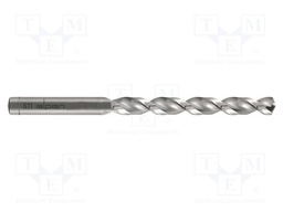 Drill bit; for metal; Ø: 2.5mm; L: 57mm; Working part len: 30mm