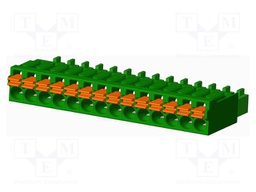 Connector: pluggable terminal block; plug; female; straight; 5.5A