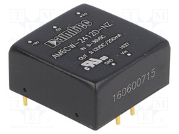 Converter: DC/DC; 6W; Uin: 9÷36V; Uout: 12VDC; Uout2: -12VDC; 1"x1"