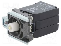 Contact Block, White, Screw Clamp, Schneider Harmony XB4 Series Switches & Pilot Lights