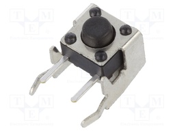 Microswitch TACT; SPST-NO; Pos: 2; 0.05A/12VDC; THT,angular; none