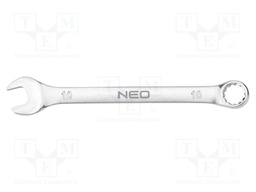 Wrench; combination spanner; 10mm; Chrom-vanadium steel; L: 140mm