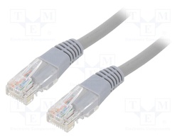 Patch cord; U/UTP; 5e; stranded; CCA; PVC; grey; Len: 20m; 26AWG