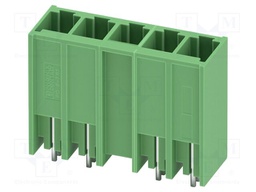 PCB headers, nominal cross section: 6 mm?, color: green, nom