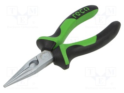 Pliers; cutting,half-rounded nose; 160mm