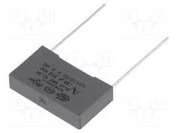 Capacitor: polypropylene; X2; 330nF; 22.5mm; ±10%; 26.5x6x15mm