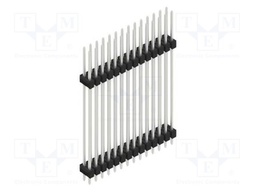 Connector: pin strips; pin header; male; PIN: 28; 2.54mm; THT; 2x14