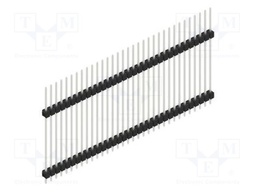 Connector: pin strips; pin header; male; PIN: 33; 2.54mm; THT; 1x33