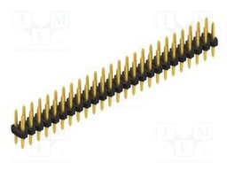 Connector: pin strips; pin header; male; PIN: 50; 2mm; THT; 2x25