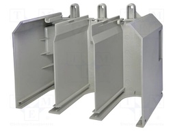 Terminal cover; Poles: 4; outside; front