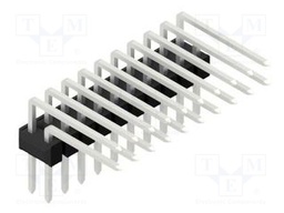 Connector: pin strips; pin header; male; PIN: 20; 2.54mm; THT; 2x10