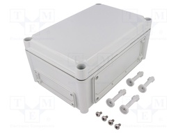 Enclosure: wall mounting; X: 190mm; Y: 280mm; Z: 130mm; EK; grey; IK08