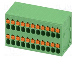 PCB terminal block, rated current: 10 A, rated voltage (III/