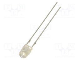 LED; blue; oval; 3.9x3.2mm; 2180mcd; Front: convex; 2.9VDC; 20mA