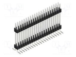 Connector: pin strips; pin header; male; PIN: 42; 1.27mm; SMT; 2x21